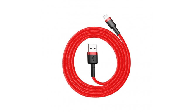 Cable - Baseus Cafule USB Lightning Cable 2.4A 1m Black/Red