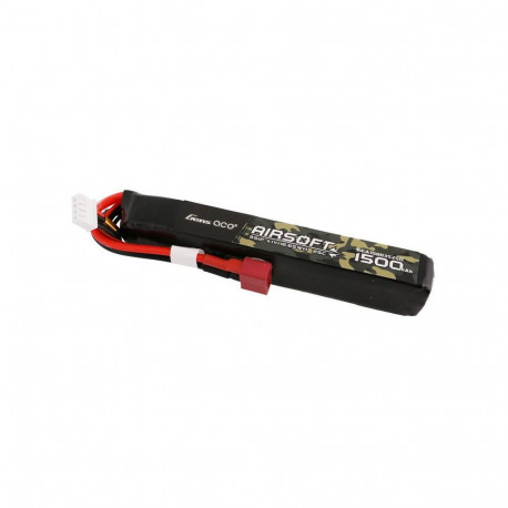 Battery - Gens ace 25C 1500mAh 3S1P 11.1V Lipo Battery T Plug