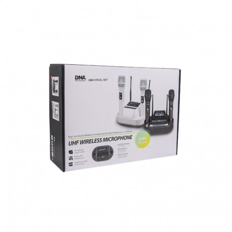 Microphone System - DNA Professional UMA Vocal Set (2x Handheld, 50m Range)