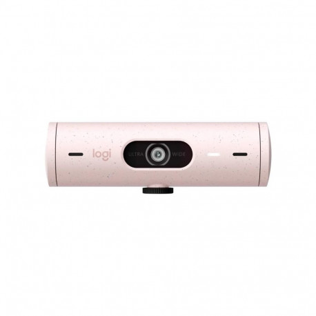 Webcam - Logitech BRIO 500 Automatic Light Correction Noise-Canceling Microphones Rosa
