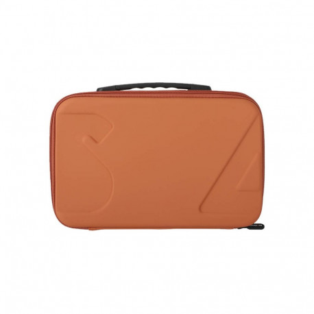 Camera Bag - Sunnylife OA5-B894-C for OSMO Action 5/4/3, PU Leather, Orange