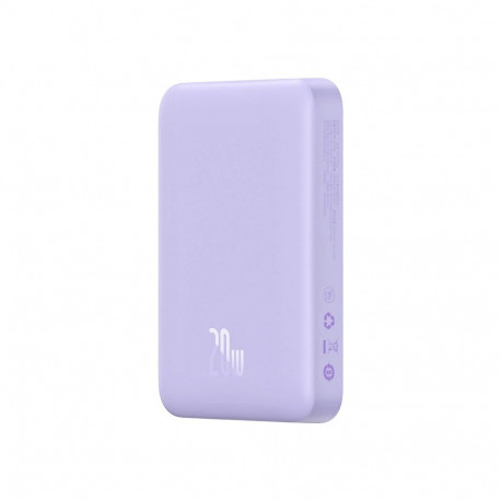 Powerbank - Baseus Magnetic Mini 10000mAh 20W USB-C Purple