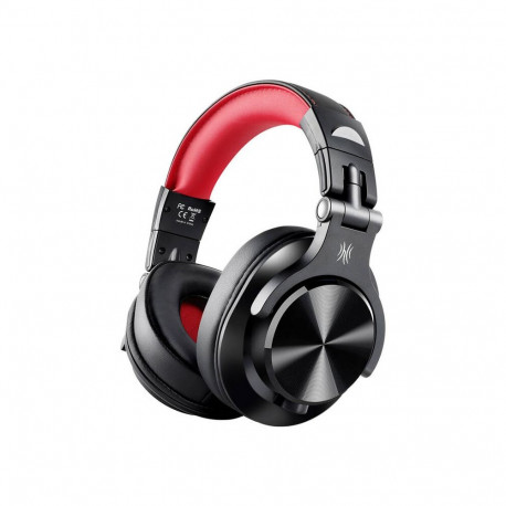 Headphones - OneOdio A71 40mm Drivers Adjustable Black and Red