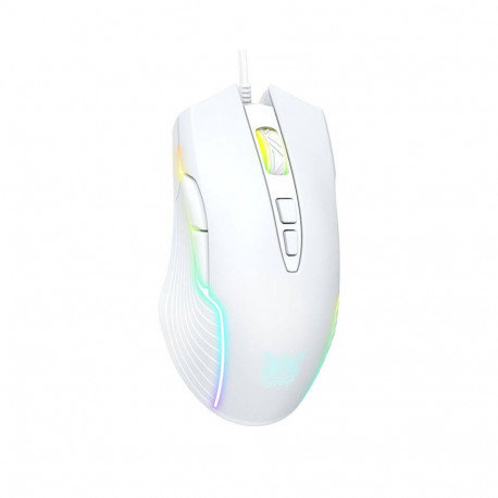 Gaming Mouse - ONIKUMA CW905 Wired 6 DPI Levels 7 Buttons RGB White