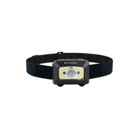 Headlamp - Superfire X30 340 lm, 130 m, USB Rechargeable