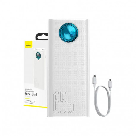 Powerbank - Baseus Amblight 30000mAh 65W 4xUSB USB-C White