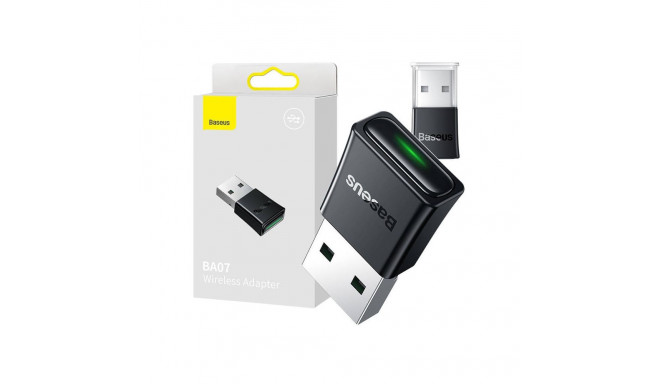 Adapter - Baseus BA07 Bluetooth 5.3 Wireless Adapter, 20m Range, Black