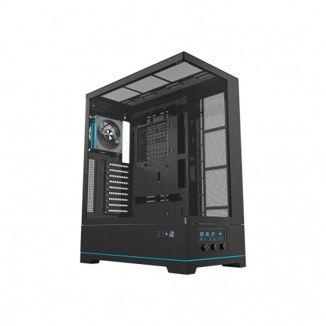 Computer Case - darkFlash DY451L PRO ARGB, tempered glass, large tower, black