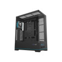 Computer Case - darkFlash DY451L PRO ARGB, tempered glass, large tower, black