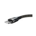 USB Cable - Baseus Cafule Lightning Cable 2m 1.5A Gray/Black