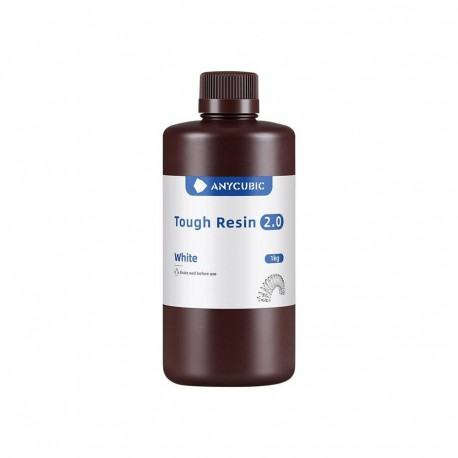 3D Printing Resin - AnyCubic Tough Resin 2.0 (high strength, less toxic, white)