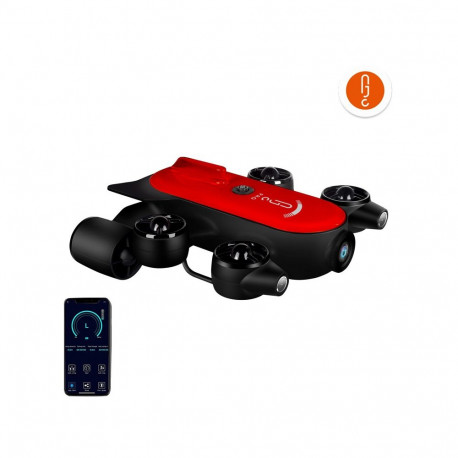 Underwater Drone - Geneinno T1-Pro 150m 4K UHD 9000mAh Battery Black