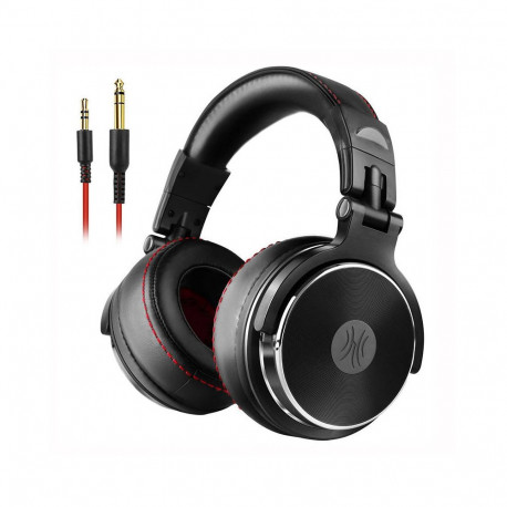 Headphones - OneOdio Pro50 50mm Drivers, 3.5mm & 6.35mm Connectors, Foldable Black