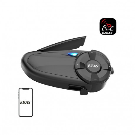 Motorcycle Intercom - EJEAS Q7 Bluetooth 5.1, 800m Range, CVC Noise Reduction