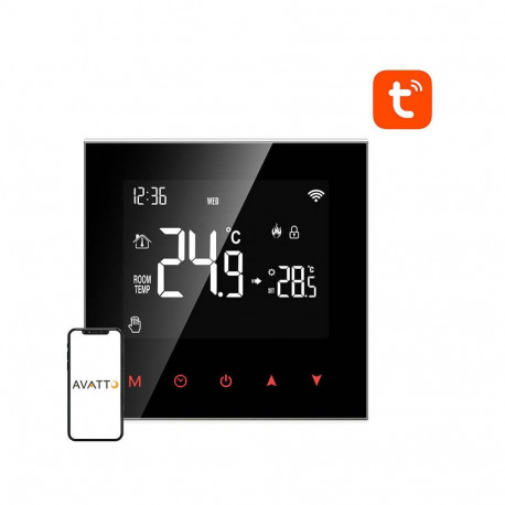 Smart Thermostat - Avatto ZWT100 ZigBee DHW Boiler Controller, White
