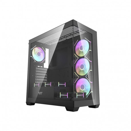 Computer Case - darkFlash DS900 Mid-Tower with 7 ARGB Fans Black