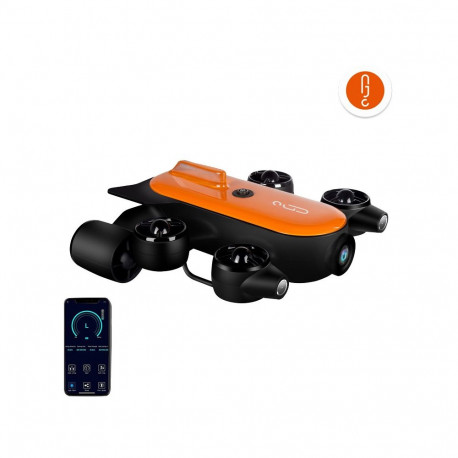 Underwater Drone - Geneinno T1 200m 4K UHD Camera 6 Motors Black