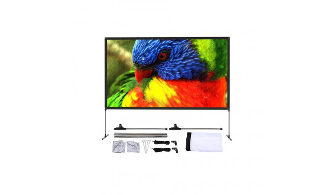 Projection Screen - BlitzWolf BW-VS6 80" 4K Portable Polyester White
