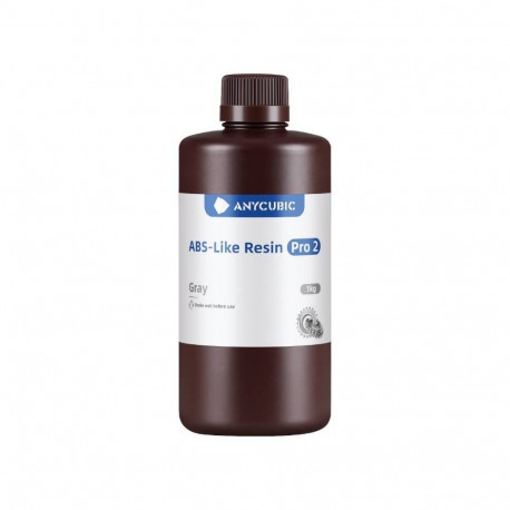 3D Printer Resin - AnyCubic ABS-Like Resin Pro 2, high strength, low viscosity, Grey
