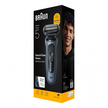 Electric Shaver - Braun Series 5 52-A1000S Waterproof Foil Shaver 50min Blue
