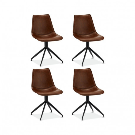 Söögitool ISABEL 4tk, helepruun