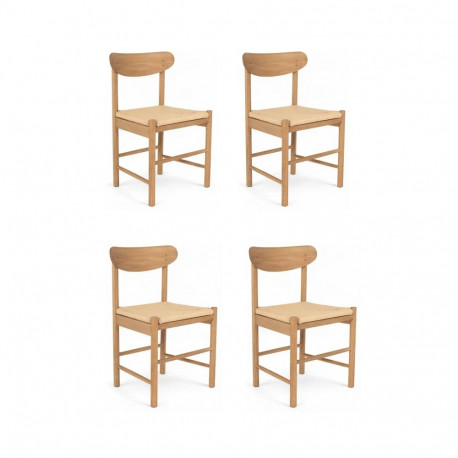 Söögitool MALOU 4tk, pruun