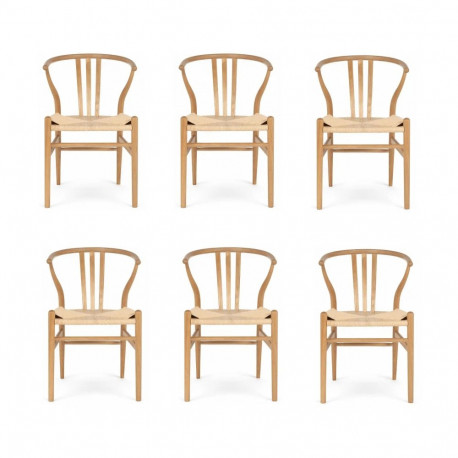 Söögitool NIKOLINE 6tk, pruun