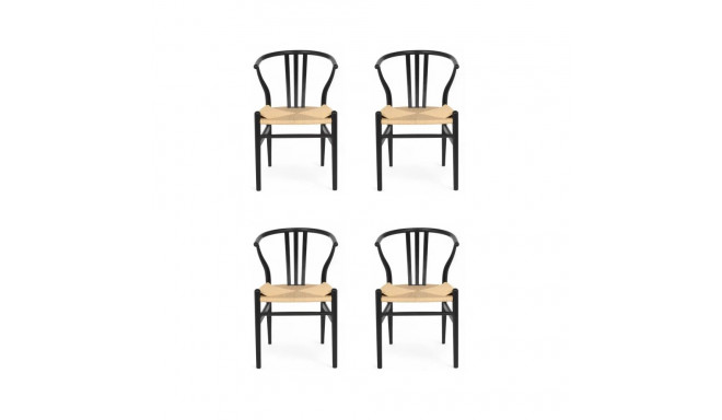 Söögitool NIKOLINE 4tk, must