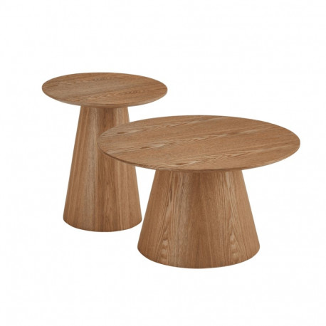 Diivanilaud TANGO 2 tk ø45/80 cm, tamm