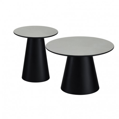 Diivanilaud TANGO 2tk ø45/60, helehall