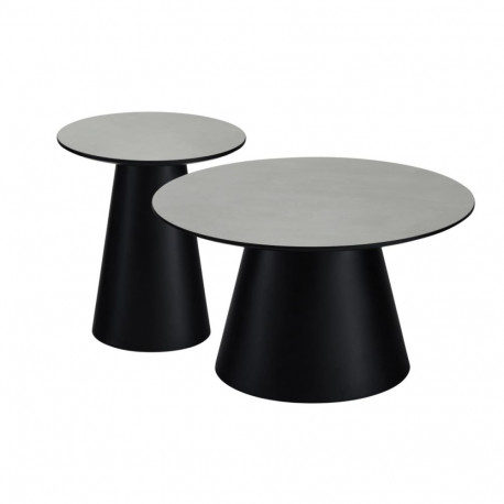 Diivanilaud TANGO 2tk ø45/80 cm, hall