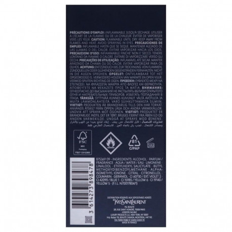 Meeste parfümeeria YSL Y Pour Homme Eau de Parfum Intense EDP 100 ml