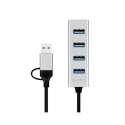 USB3.0 jaotur 4xUSB-A 5Gbit/s