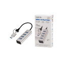 USB3.0 jaotur 4xUSB-A 5Gbit/s