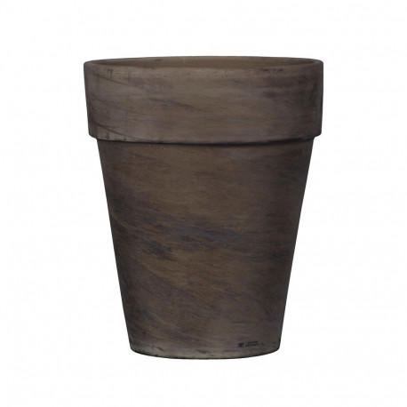 Lillepott BASALTXL 11cm tumepruun