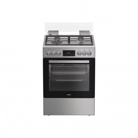 Whirlpool pliit W6G8LCSWX gaasipliidiplaat elektriahi 60cm 60cm 72L, roostevaba teras