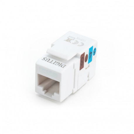 Klass E CAT 6 keystone-pesa DN-93601, varjestamata RJ45–LSA, kaabli paigaldus LSA-liistude kaudu, vä