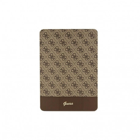 Guess Guess 4G Stripe Allover case for iPad 10.2" - brown