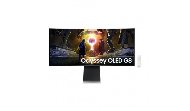 Samsung Monitor||34"|Gaming/Smart/Curved/21 : 9|Panel OLED|3440x1440|21:9|175Hz|0.03 ms|Speakers|Swi
