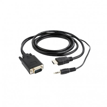 Gembird CABLE HDMI-VGA +3.5MM/1.8M A-HDMI-VGA-03-6
