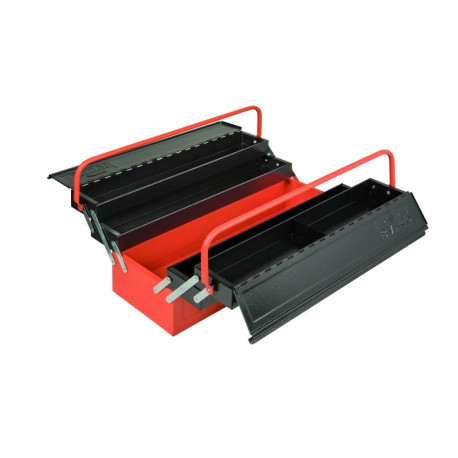 Tööriistakast 5 sahtli osaga metallist oran