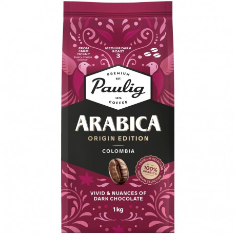 Coffee beans PAULIG Arabica Origin Edition Colombia 1kg