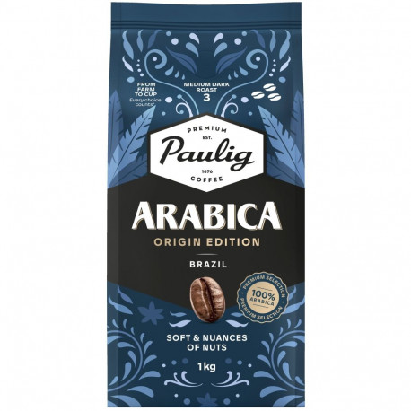 Kohvioad PAULIG Arabica Origin Edition Brazil 1kg