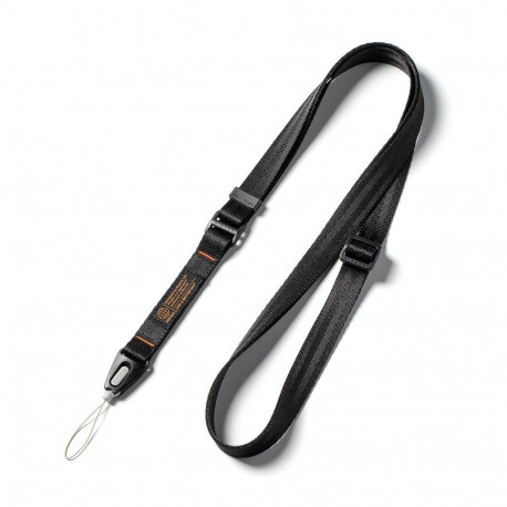 RINGKE LANYARD STRAP CROSSBODY BLACK