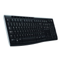LOGITECH K270 Wireless Keyboard - BLACK - US INT'L - EER