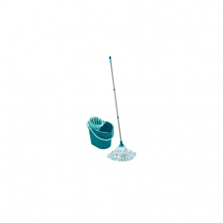 Leifheit 56792 mop Metal, Plastic, Viscose Turquoise, White