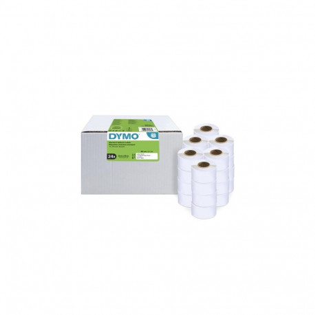 DYMO Authentic LabelWriter Address Labels | 28mm x 89mm | 24 Rolls of 130 Easy-Peel Labels (3120 lab