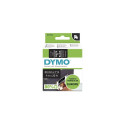 DYMO Authentic D1 Labels | 24mm x 7m Roll | White Print on Black | Self-Adhesive Labels for LabelMan