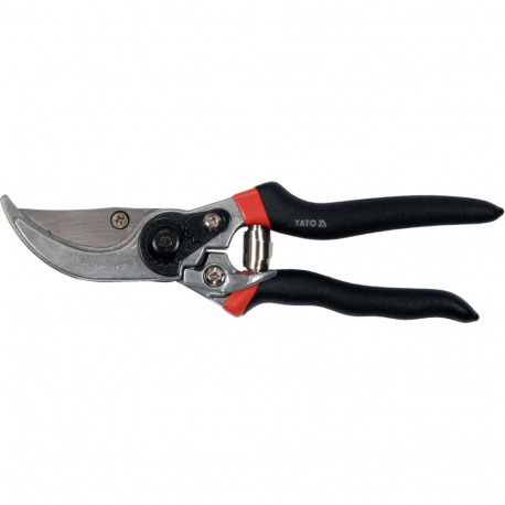 Yato YT-8800 bypass pruner, 205mm, 15mm cut, carbon steel, PVC handles, ergonomic