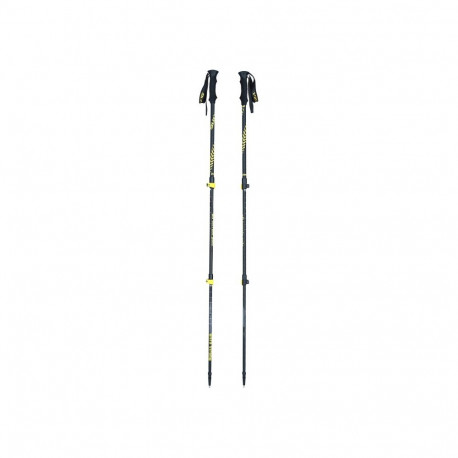 Trekking Pole - VIKING Teho Aluminum Adjustable Walking Poles, Black